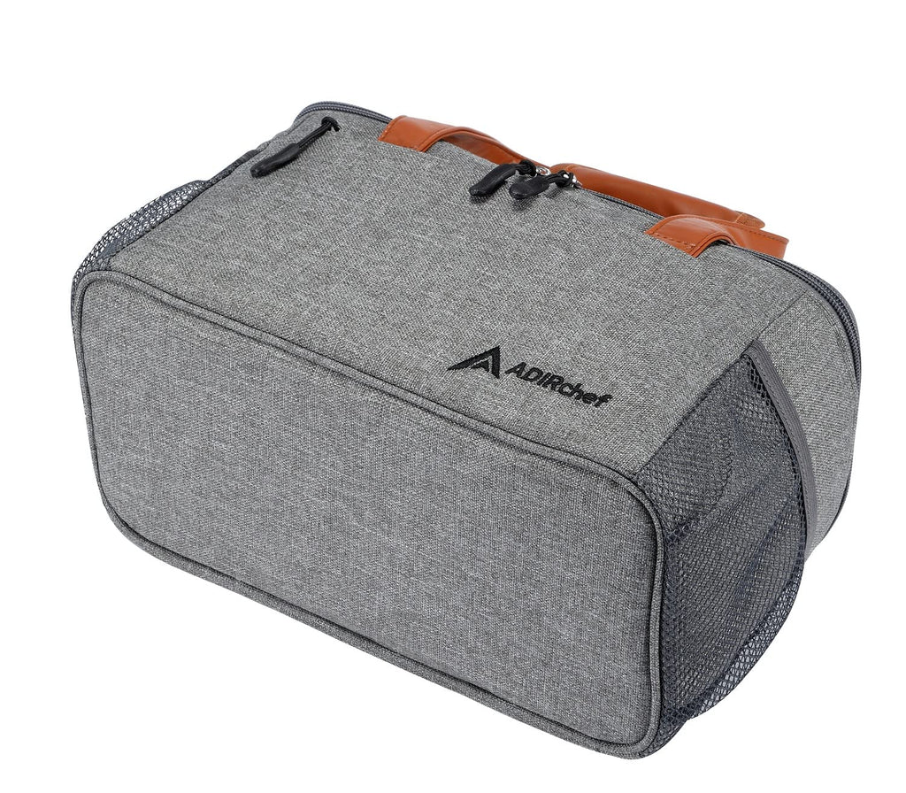 Adir Mini Single Serve Travel Coffee Maker Pouch Organizer, Portable For Travel, Camping, Office Lunch Bag For Grab & Go Daily Use (Black & Green)