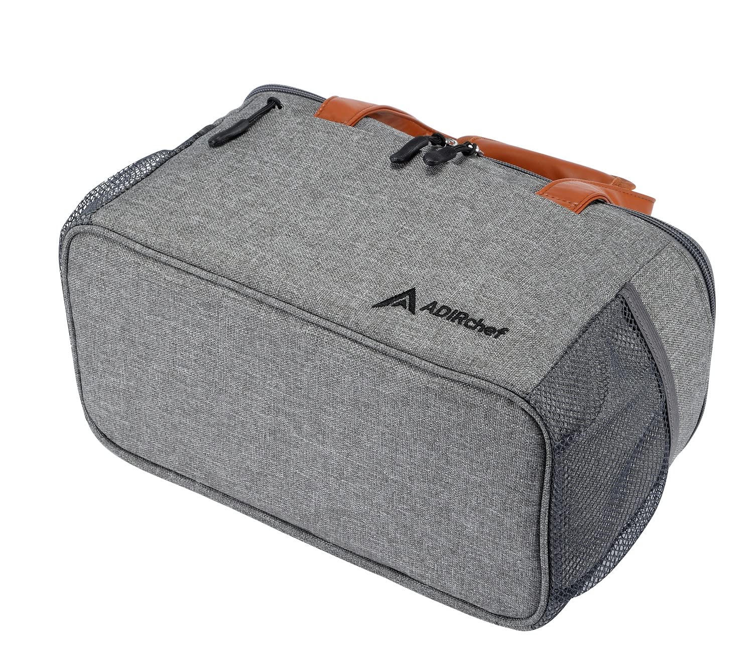 Adir Mini Single Serve Travel Coffee Maker Pouch Organizer, Portable For Travel, Camping, Office Lunch Bag For Grab & Go Daily Use (Black & Green)