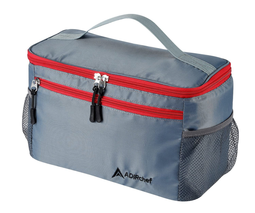 Adir Mini Single Serve Travel Coffee Maker Pouch Organizer, Portable For Travel, Camping, Office Lunch Bag For Grab & Go Daily Use (Black & Green)