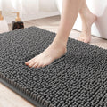 Amyracel Bathroom Rug Mat 30x60, Thick Soft Quick Dry Absorbent Chenille Bath Rug, Rubber Back Non Slip Machine Washable Bath Mat for Bathroom Shower Tub Floor