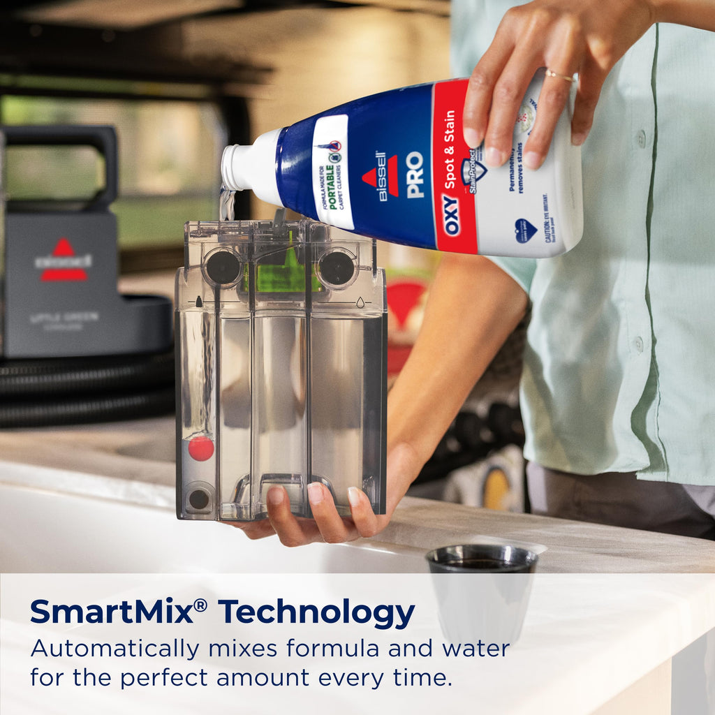 BISSELL Little Green Cordless Portable Deep Cleaner with 25V Lithium-Ion Battery & Battery-Boost Technology, 3682